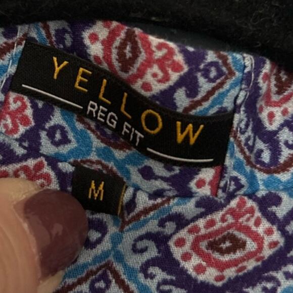Yellow Clothing Men’s Waist Coat Medium Semi-Formal Regular Fit Violet Blue NEW - Picture 3 of 7